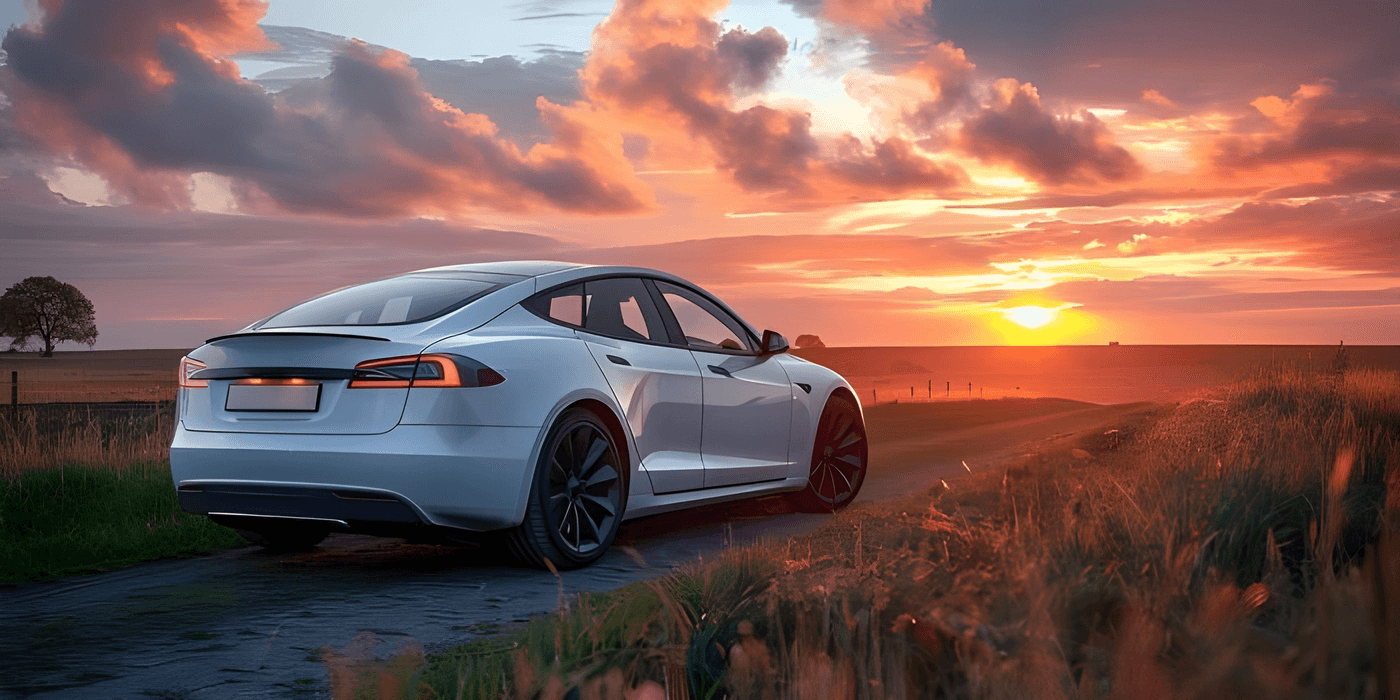 Красивая фотка Model S