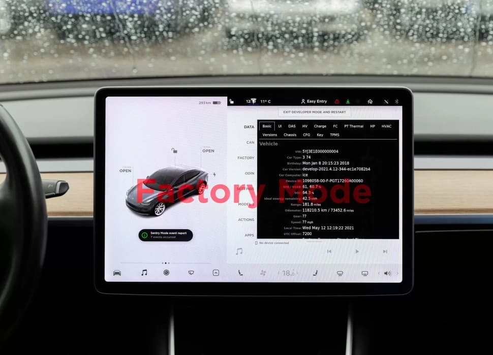 Обновления ПО Tesla